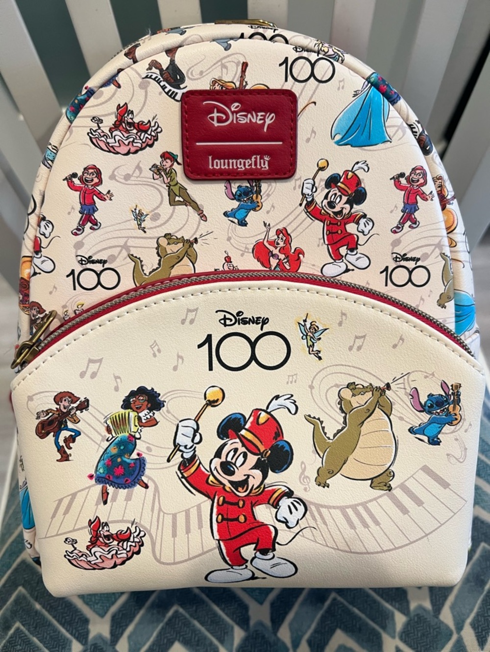 From Loungefly’s Disney Series Commemorative Backpacks! 
“100 years of Music”🎶